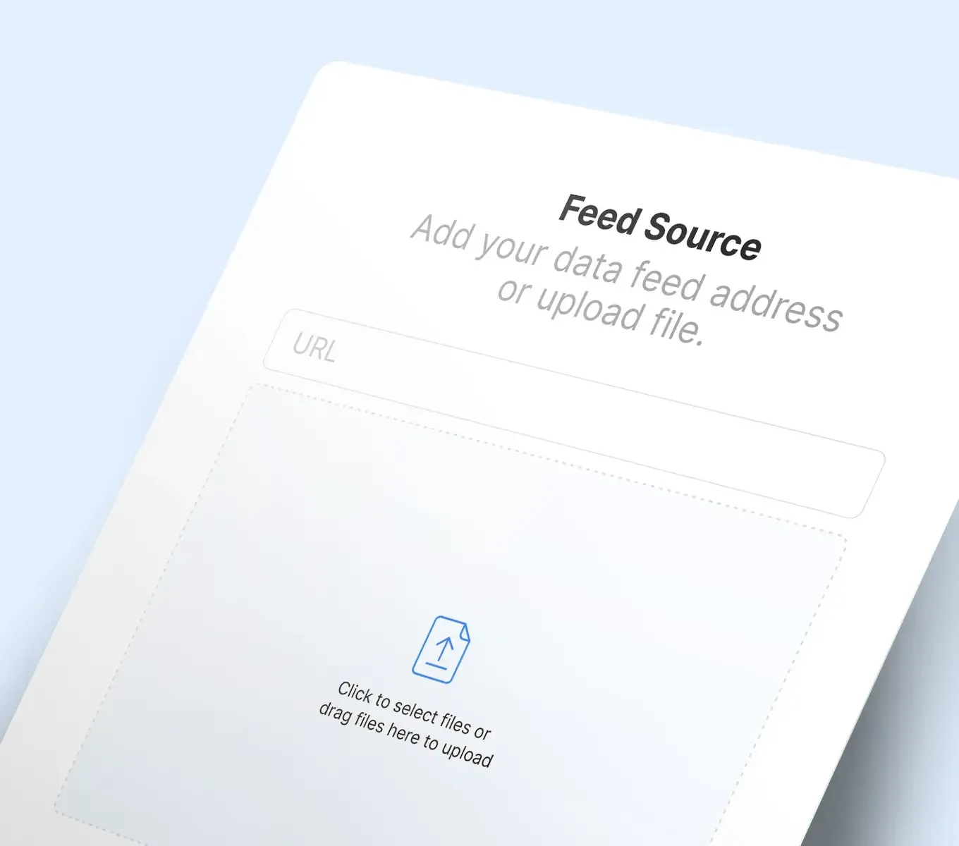Flexible feed mapping and integration