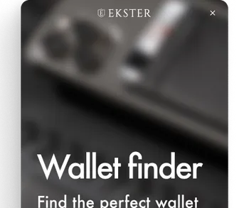 Ekster uses a Product Advisor to solve catalog complexity