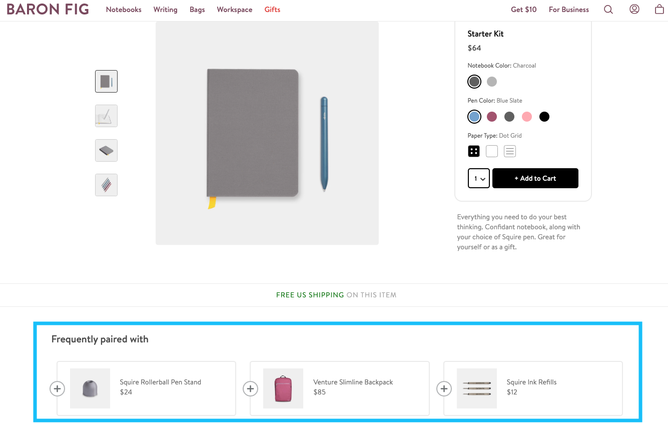 36 set completion baron fig marketing psychology