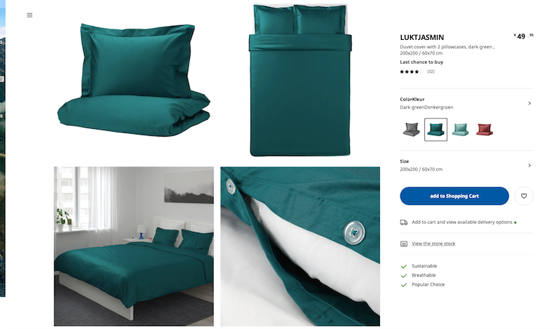 IKEA USPs product badging