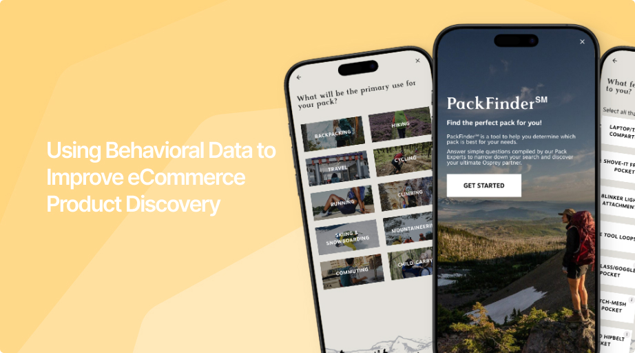 Using Behavioral Data to Improve ecommerce Product Discovery
