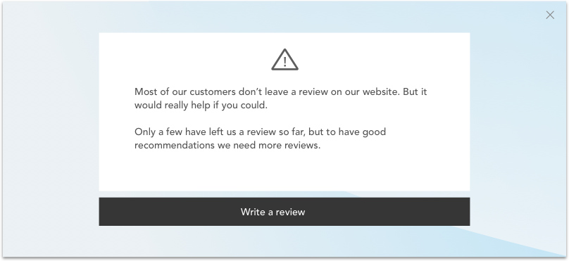 negative social proof marketing examples