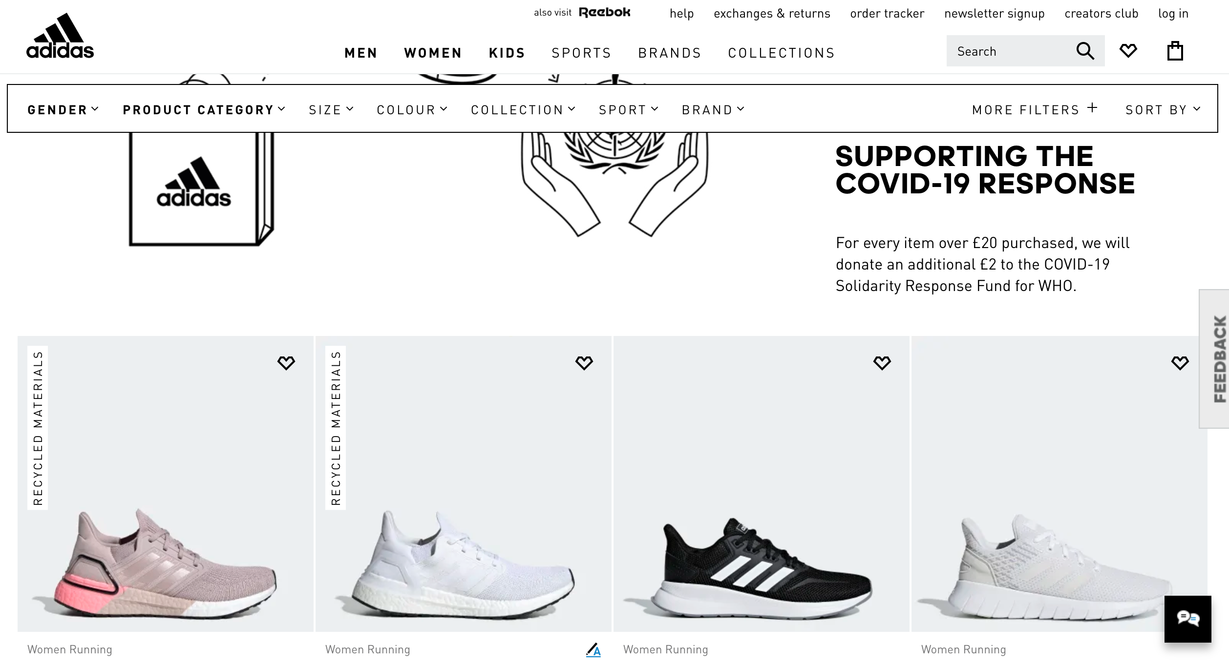 product attributes and benefits recycled product badge adidas