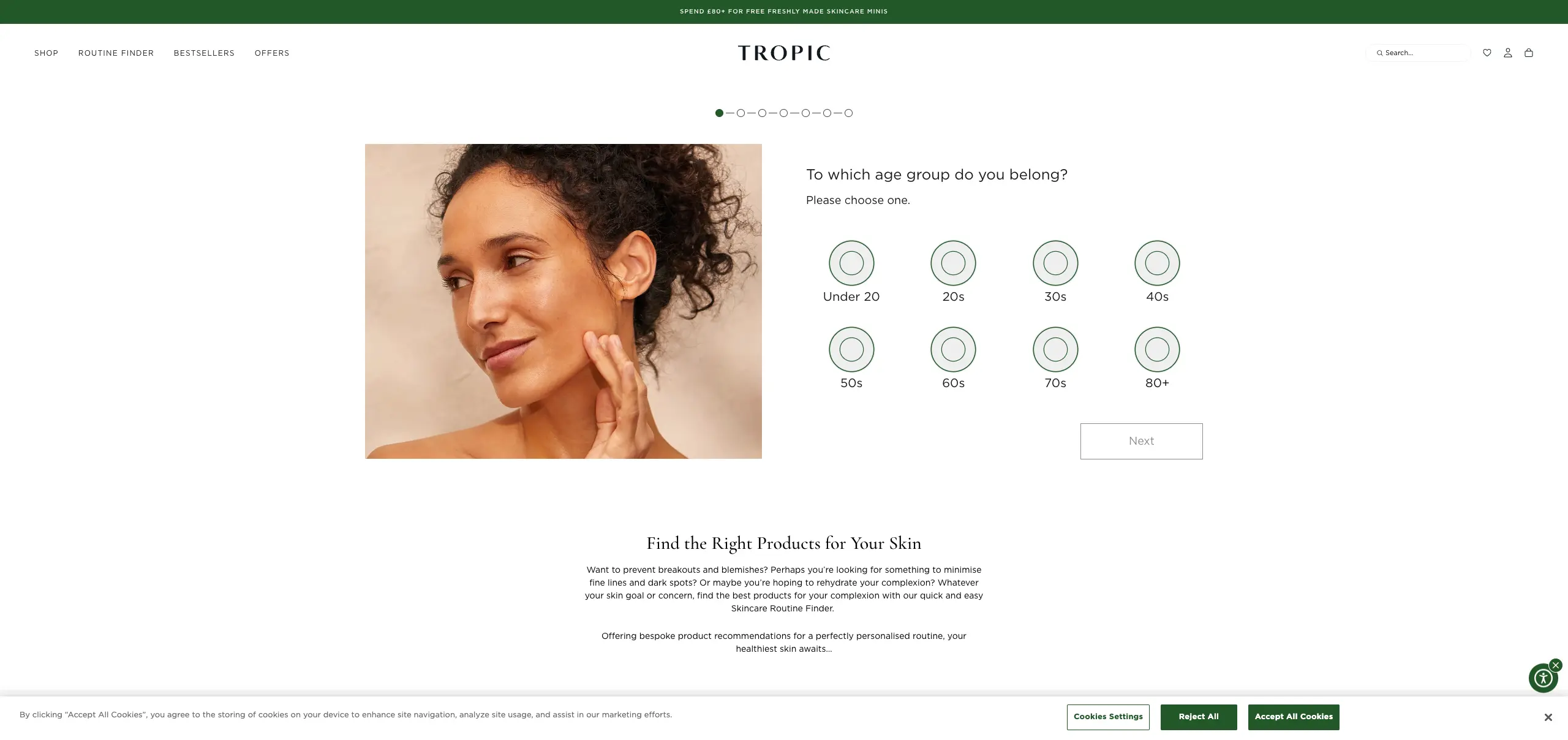 tropic-skincare-routine-finder